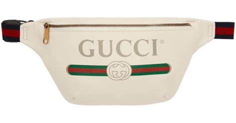 white gucci fanny pack|gucci fanny pack with tiger.